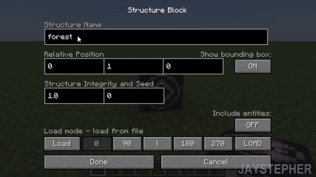 Rough Tutorial On Minecraft Structure Blocks 1.14.3 Java Edition