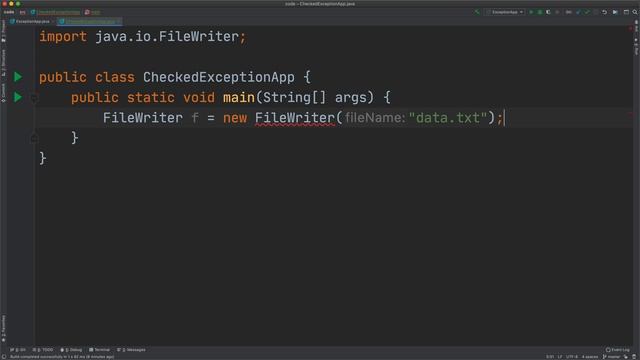 Java 예외 - 6. checked vs unchecked exception смотреть онлайн