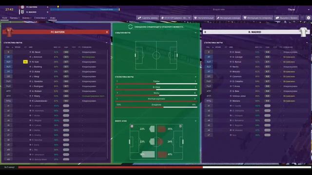 Football Manager 19 #2 Матч с Баварией. Кого купить в команду?