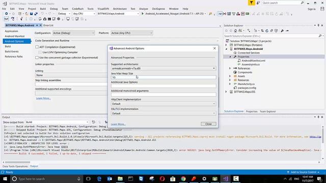 Xamarin Android FIX error XA5213 java lang OutOfMemoryError (En Español) смотреть онлайн