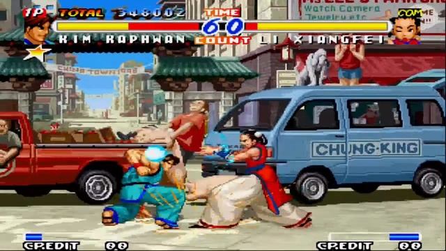Beat Real Bout Fatal Fury 2: The Newcomers - SNK (Neo Geo) Kim смотреть онлайн