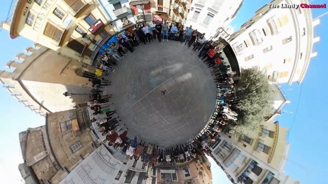 Shim Sham. Social Dance in Dr. Collado Sq. (Tiny Planet Video) смотреть онлайн