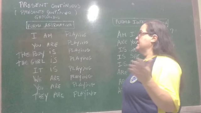 Present Continuous Interrogative Form смотреть онлайн