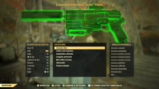 #FALLOUT76 - Cómo modificar pistolas semi y automáticas (y por qué) смотреть онлайн