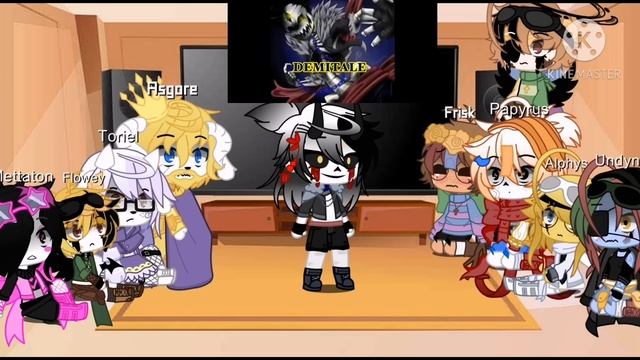 |gacha club| undertale reacts to sans aus themes (lazy) смотреть онлайн