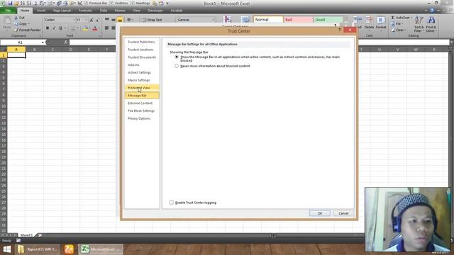 Cara Mengaktifkan Macro Microsoft Excel смотреть онлайн
