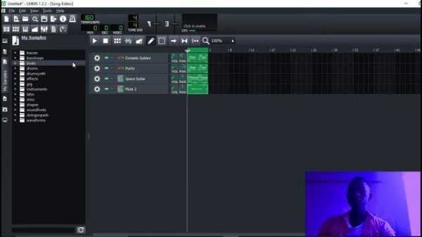 HOW TO Actually MAKE SIMPLE GUITAR Melodic Beats in LMMS ( FROM SCRATCH)