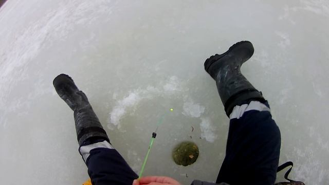 Залив Лахденпохья, зимняя рыбалка смотреть онлайн