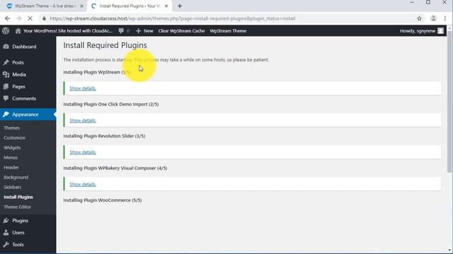 How To Install The WPSTREAM THEME & DEMO смотреть онлайн