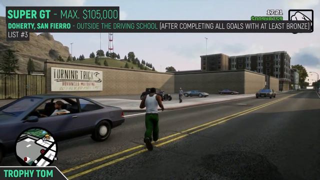 GTA San Andreas: Definitive Edition - Super GT Location - Export List #3 🏆 смотреть онлайн