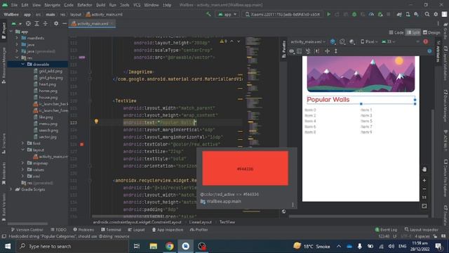 Implement Recycler View in Android Stusio Java/Kotlin using the Wallpaper App смотреть онлайн