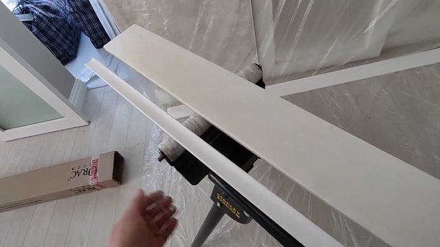 Зачем красить белый дюрополимерный плинтус белой краской? смотреть онлайн