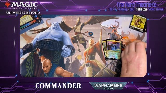 Magic the Gathering - Universes Beyond Warhammer 40,000 Mega Unboxing - All Four 40K Decks Opened смотреть онлайн