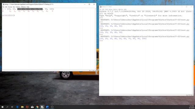 Slicing lists and strings - Python for beginners смотреть онлайн