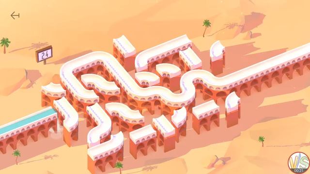 Aqueducts Level V-6 Walkthrough 3 Star Gameplay смотреть онлайн