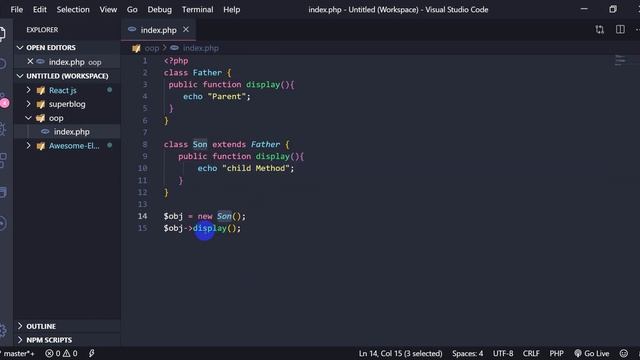 Bangla Object Oriented PHP Part-12 (Polymorphism) смотреть онлайн