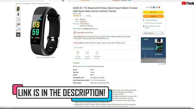 BEST 5 SMART FITNESS BANDS Under 500 in 2021 ? | Best Budget Fitness Band Under 500 In India 2021⚡ смотреть онлайн