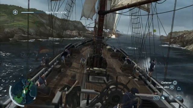 Assassin's Creed 3 - Walkthrough Español - Misiones navales - La persecución [1] [100%] смотреть онлайн
