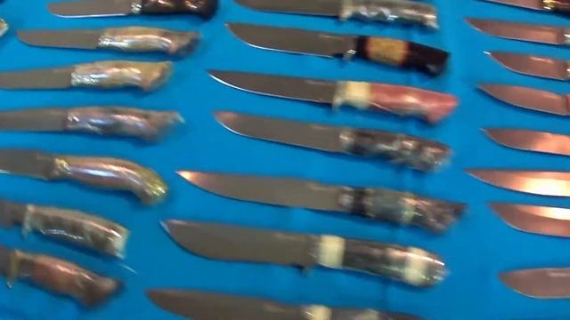 Выставка ножей кузницы Клементьева. Булат, дамасcк, алмазная стали . смотреть онлайн