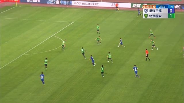 Defending champions Wuhan Three Towns held by Beijing Guo'an｜Ademilson｜CSL｜中超联赛｜埃德米尔森绝平 武汉三镇1-1北京国安 смотреть онлайн