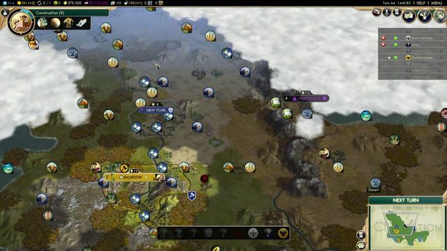 Civilization V Multiplayer - World War Chaos as Russia - Episode 2 ...Imperialist America... смотреть онлайн