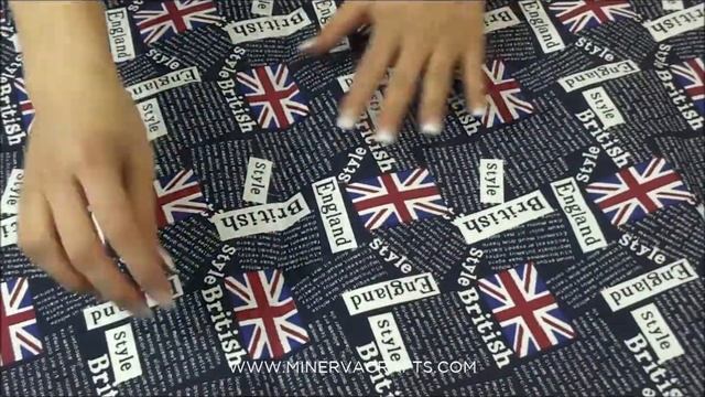 Polycotton Fabric British Print смотреть онлайн