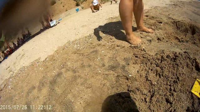 Экшн Камера SJ 5000. Дневная съемка. На пляже. 1080/30