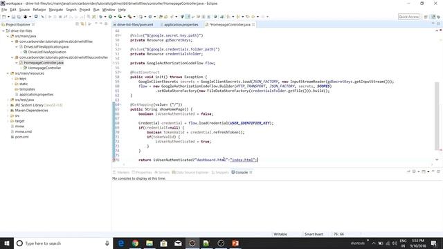 E05 Google Drive Dependency in Spring Boot смотреть онлайн