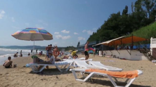 Песочный пляж между Пляхо и Лермонтово. Лето 2018 смотреть онлайн