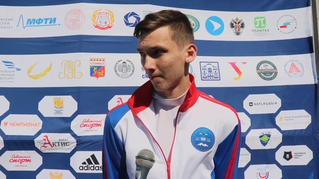 Вратарь КБГУ Даниил Туменко после матча ПГАФКСиТ - КБГУ (2:1) смотреть онлайн
