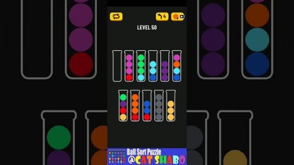Ball Sort Puzzle Level 50 / Ball Sort Color Water Puzzle Level 50 / Water Sort Puzzle Level 50