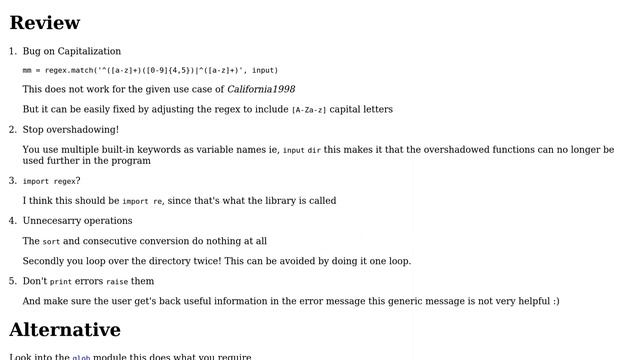 Creating nested list comprehension of files starting with specific string (2 Solutions!!) смотреть онлайн