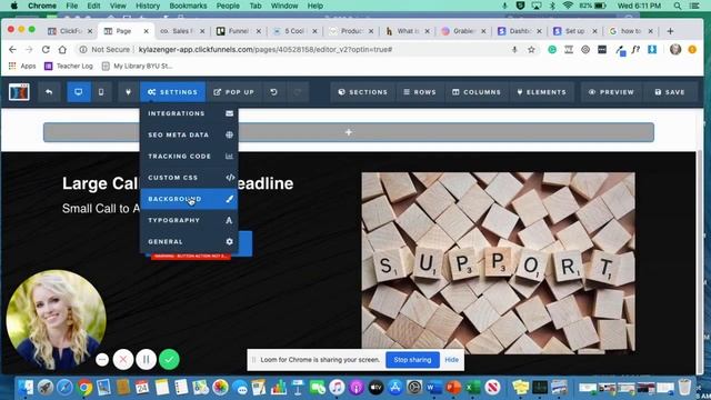 ClickFunnels 1.0 Tutorial: How To Make An Image or Text Full Width | Custom CSS Coding смотреть онлайн