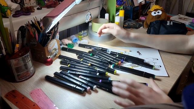 3 Маркера Челлендж! *нарисовал Гаару*// 3 Marker Challenge смотреть онлайн