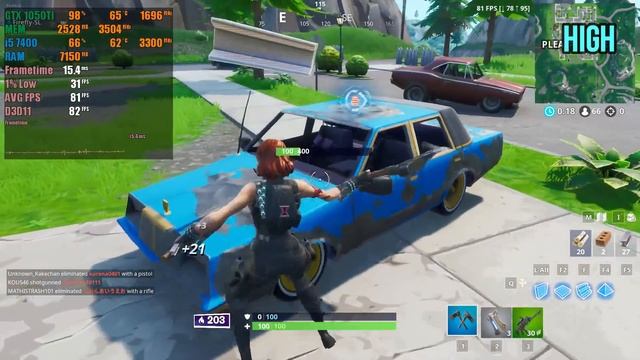 Fortnite Season 9 : GTX 1050TI 4GB | Low - Medium - High - Epic смотреть онлайн