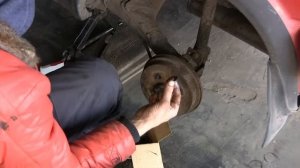 Гольф 2 Меняем подшипник задней ступицы, видео 2