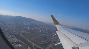 Sabiha Gokcen airport takeoff ( Стамбул Аэропорт имени Сабихи́ Гёкче́н взлет).