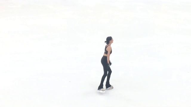 Evgenia Medvedeva Евгения Медведева разминка перед КП 12.09.2020 Контрольные прокаты смотреть онлайн