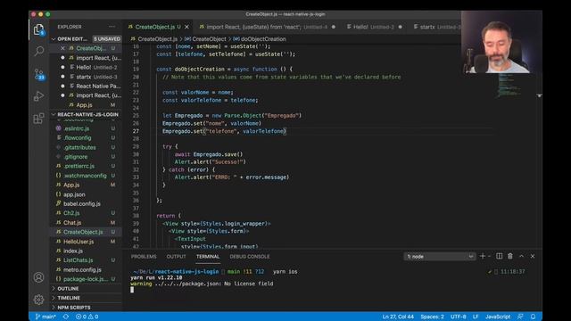 Adicionando uma Propriedade a uma Classe existente em React Native com Parse смотреть онлайн