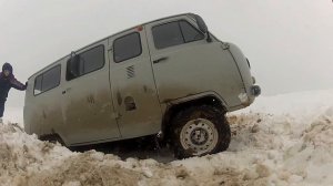 УАЗ 2206 на цепях и УАЗ 3962 на гудрич 33х12,5мт + блок в передке + лебедка. Часть 2. едем домой