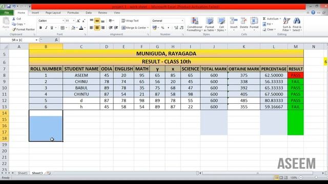 EPISODE - 6 | Editing Data in Excel | How to Edit Already Prepared Data Sheet in Excel Odia смотреть онлайн