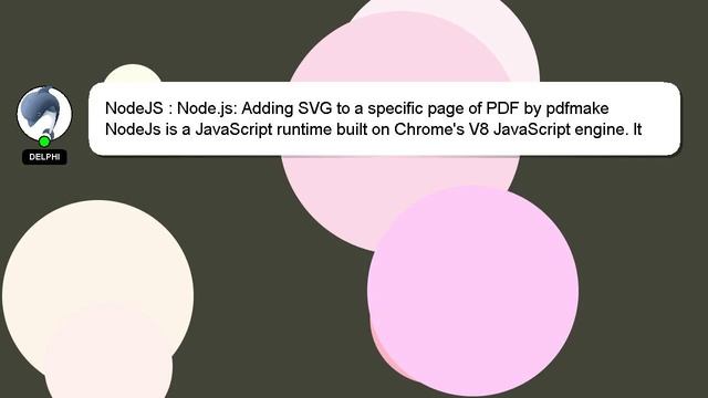 NodeJS : Node.js: Adding SVG to a specific page of PDF by pdfmake смотреть онлайн