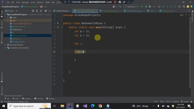 Basic Assignments for If Else, Data Types and Operators | Java Class #10 смотреть онлайн