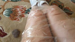 Шок!! Замотала ноги скотчем и не могу снять!!! ЖООООТ?