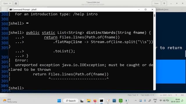 A simple example using the Streams. смотреть онлайн