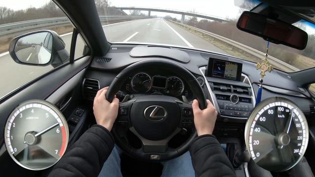 LEXUS NX200t 238HP TOP SPEED ON GERMAN AUTOBAHN [TEST DRIVE 4K] MAX ACCELERATION смотреть онлайн