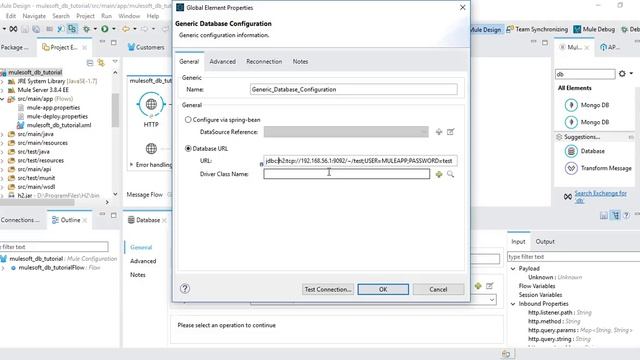 Mulesoft Tutorial - 03 Connecting to Database смотреть онлайн
