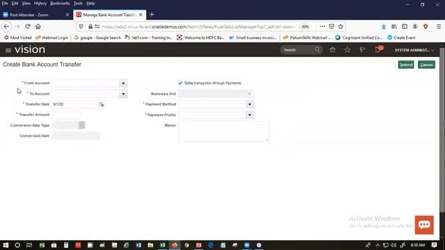 Oracle Cloud Financials - Cash Management смотреть онлайн