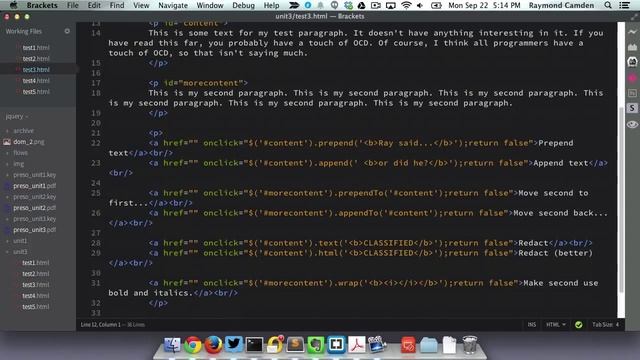 Introduction to jQuery - Unit 3 смотреть онлайн