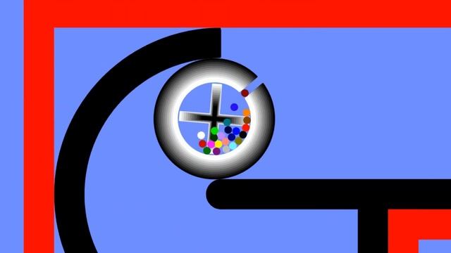 Don't Escape The Monochrome X Ball Marble Race | Algodoo #shorts смотреть онлайн